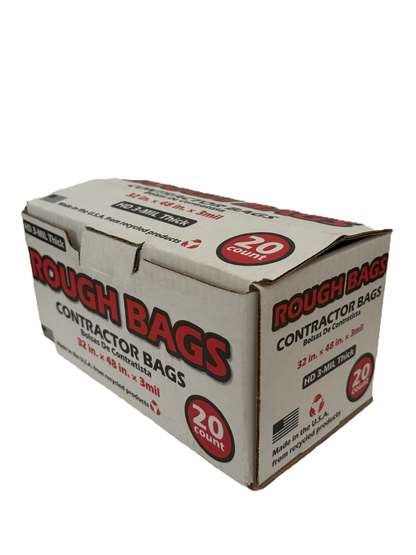 42 Gallon 3 Mil Contractor Bags - 20 Count Box